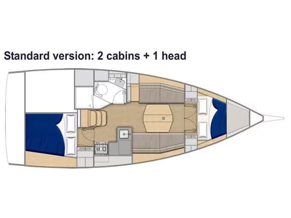 Sunsail 34- 2/1 Classic